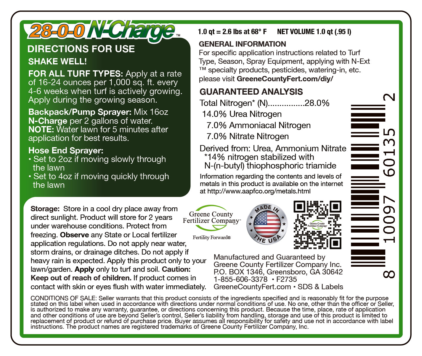 charger basic herbicide label N-EXT N-Charge 28-0-0 – GCI Turf Academy