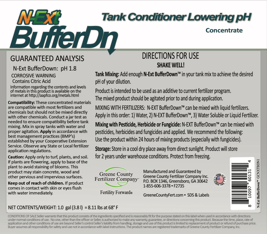 N-Ext BufferDN – GCI Turf Academy