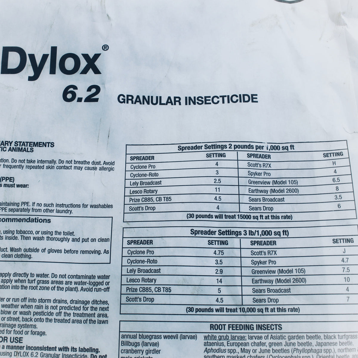 Dylox 6.2 Granular White Grub Insecticide | Longer effective – GCI Turf ...
