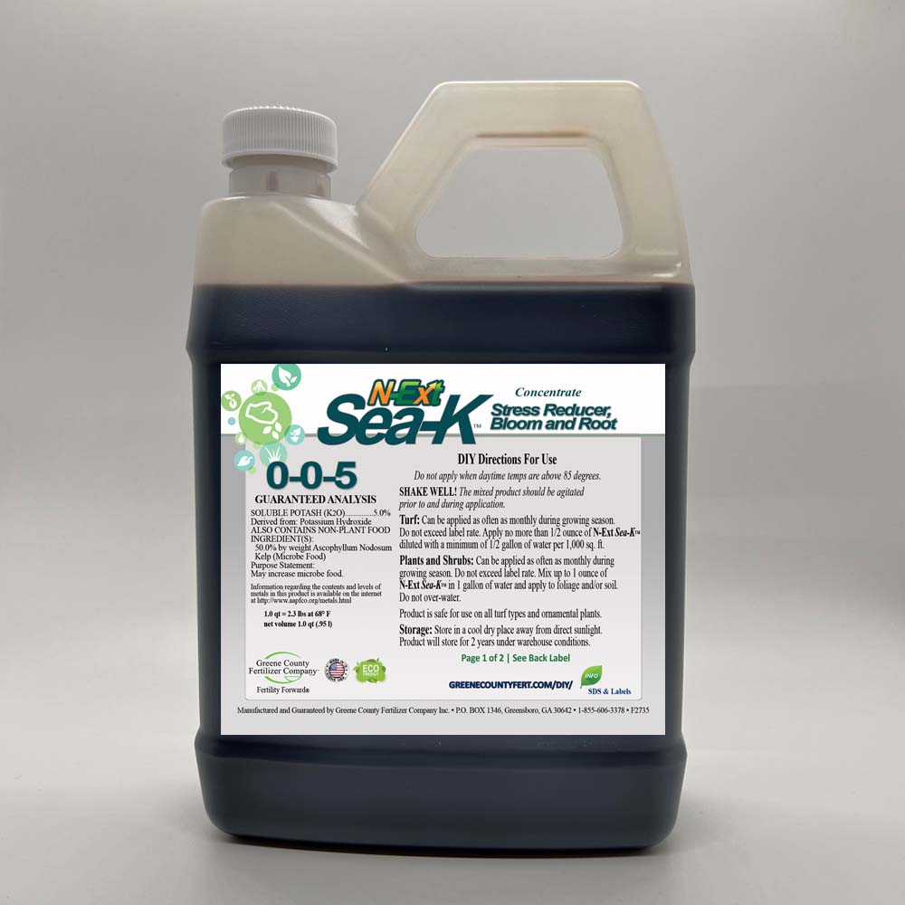 sea kelp plant fertilizer N-Ext Sea-K – GCI Turf Academy